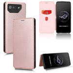 Custodia per telefono in pelle con vibrazione in fibra di carbonio, For Realme GT Neo5 SE, For DOOGEE X97 / X97 Pro, For ASUS ROG Phone 7, For Motorola Edge 40 Pro