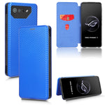 Custodia per telefono in pelle con vibrazione in fibra di carbonio, For Realme GT Neo5 SE, For DOOGEE X97 / X97 Pro, For ASUS ROG Phone 7, For Motorola Edge 40 Pro