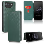 Custodia per telefono in pelle con vibrazione in fibra di carbonio, For Realme GT Neo5 SE, For DOOGEE X97 / X97 Pro, For ASUS ROG Phone 7, For Motorola Edge 40 Pro