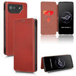 Custodia per telefono in pelle con vibrazione in fibra di carbonio, For Realme GT Neo5 SE, For DOOGEE X97 / X97 Pro, For ASUS ROG Phone 7, For Motorola Edge 40 Pro
