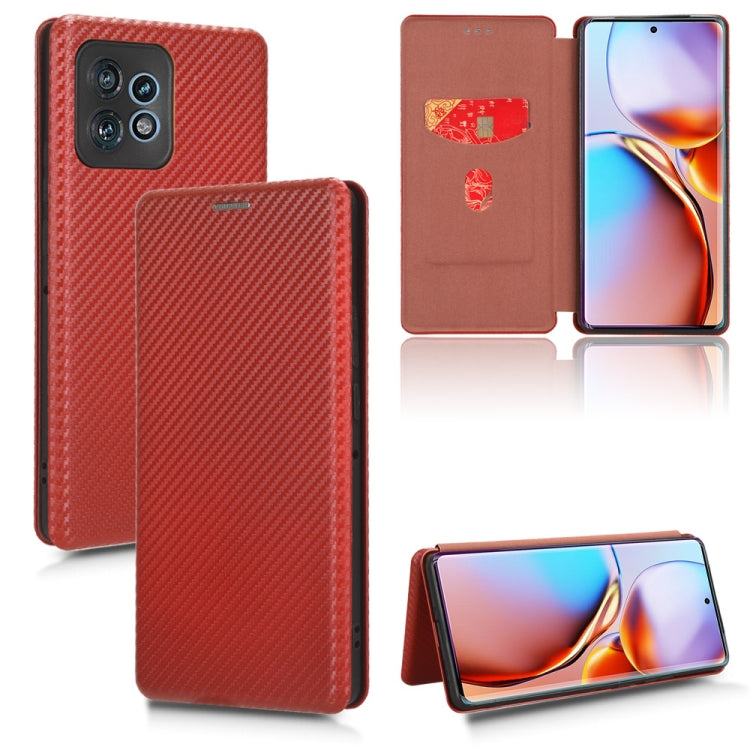 Custodia per telefono in pelle con vibrazione in fibra di carbonio, For Realme GT Neo5 SE, For DOOGEE X97 / X97 Pro, For ASUS ROG Phone 7, For Motorola Edge 40 Pro