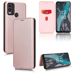 Custodia per telefono in pelle con vibrazione in fibra di carbonio, For Nokia C22, For Samsung Galaxy F14, For Xiaomi 13 Ultra
