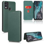Custodia per telefono in pelle con vibrazione in fibra di carbonio, For Nokia C22, For Samsung Galaxy F14, For Xiaomi 13 Ultra