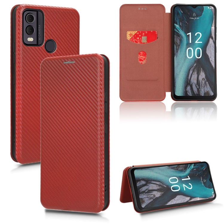 Custodia per telefono in pelle con vibrazione in fibra di carbonio, For Nokia C22, For Samsung Galaxy F14, For Xiaomi 13 Ultra