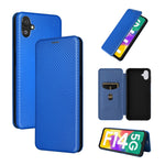 Custodia per telefono in pelle con vibrazione in fibra di carbonio, For Nokia C22, For Samsung Galaxy F14, For Xiaomi 13 Ultra