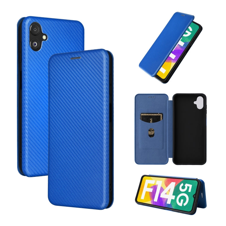 Custodia per telefono in pelle con vibrazione in fibra di carbonio, For Nokia C22, For Samsung Galaxy F14, For Xiaomi 13 Ultra