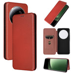Custodia per telefono in pelle con vibrazione in fibra di carbonio, For Nokia C22, For Samsung Galaxy F14, For Xiaomi 13 Ultra