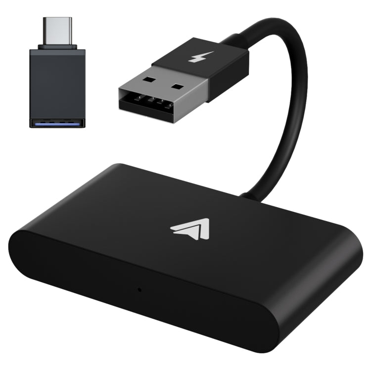 THT-020-2+ USB + USB-C / Type-C Adattatore Carplay da cablato a wireless per smartphone Android, THT-020-2+