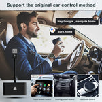 THT-020-2+ USB + USB-C / Type-C Adattatore Carplay da cablato a wireless per smartphone Android, THT-020-2+