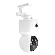 ESCAM QF010 2x2MP Dual Lens Dual Screen Sorveglianza Telecamera WiFi Supporto Rilevamento vocale e movimento bidirezionale, QF010