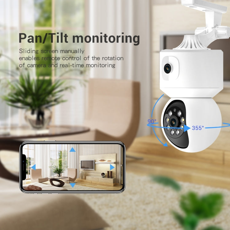 Telecamera WiFi ESCAM QF010 2x2MP doppio schermo