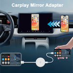 THT-020-6 Adattatore per specchio Carplay USB + USB-C / Type-C per iPhone, THT-020-6