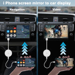 THT-020-6 Adattatore per specchio Carplay USB + USB-C / Type-C per iPhone, THT-020-6