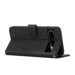 Custodia per telefono in pelle con fibbia in vitello con cuciture, For Google Pixel 8 Pro, For Infinix Hot 30i, For Tecno Spark 10, For Tecno Spark 10 5G