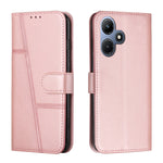 Custodia per telefono in pelle con fibbia in vitello con cuciture, For Google Pixel 8 Pro, For Infinix Hot 30i, For Tecno Spark 10, For Tecno Spark 10 5G
