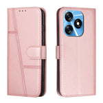 Custodia per telefono in pelle con fibbia in vitello con cuciture, For Google Pixel 8 Pro, For Infinix Hot 30i, For Tecno Spark 10, For Tecno Spark 10 5G