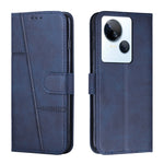 Custodia per telefono in pelle con fibbia in vitello con cuciture, For Google Pixel 8 Pro, For Infinix Hot 30i, For Tecno Spark 10, For Tecno Spark 10 5G