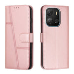Custodia per telefono in pelle con fibbia in vitello con cuciture, For Tecno Spark 10 Pro, For Tecno Spark 10C, For Tecno Pop 7, For Tecno Pop 7 Pro