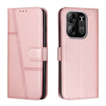 Custodia per telefono in pelle con fibbia in vitello con cuciture, For Tecno Spark 10 Pro, For Tecno Spark 10C, For Tecno Pop 7, For Tecno Pop 7 Pro