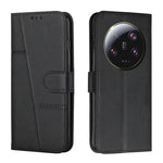 Custodia per telefono in pelle con fibbia in vitello con cuciture, For Xiaomi Redmi Note 12 4G Global, For Xiaomi 13 Ultra, For Xiaomi Civi 2 / 13 Lite