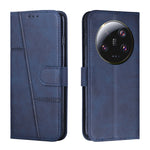 Custodia per telefono in pelle con fibbia in vitello con cuciture, For Xiaomi Redmi Note 12 4G Global, For Xiaomi 13 Ultra, For Xiaomi Civi 2 / 13 Lite