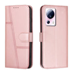 Custodia per telefono in pelle con fibbia in vitello con cuciture, For Xiaomi Redmi Note 12 4G Global, For Xiaomi 13 Ultra, For Xiaomi Civi 2 / 13 Lite