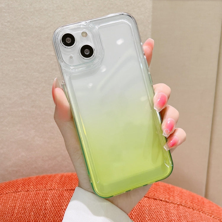 Custodia per telefono con spazio pulsante elettrolitico sfumato, For iPhone 12, For iPhone 11