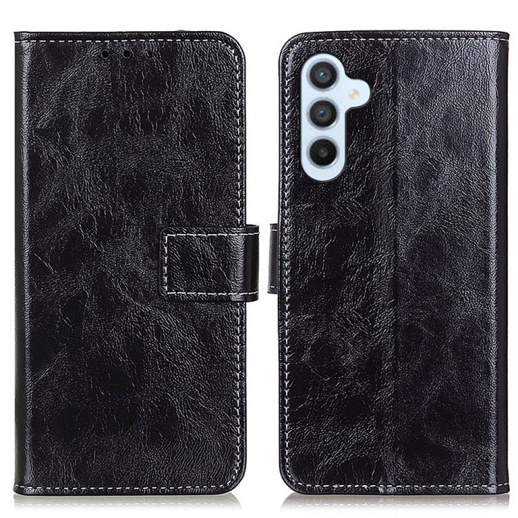 Custodia portafoglio in pelle effetto Crazy Horse per Samsung Gal