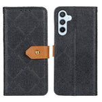 Custodia portafoglio in pelle goffrata per smartphone Samsung