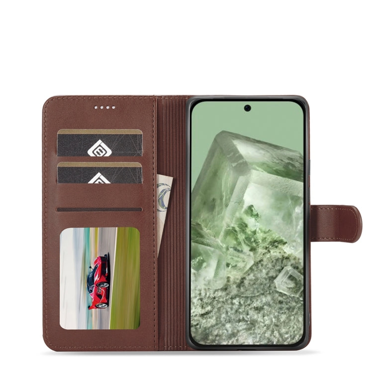 Custodia portafoglio in pelle per Google Pixel 8a