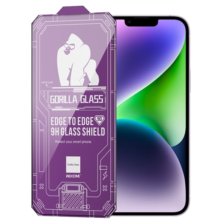 WK WTP-068 King Kong Vacha Corning Pellicola in vetro temperato HD curvo 9D, For iPhone 14, For iPhone 14 Plus, For iPhone 14 Pro, For iPhone 14 Pro Max, For iPhone 13, For iPhone 13 Pro, For iPhone 13 Pro Max, For iPhone 12, For iPhone 12 Pro���������...