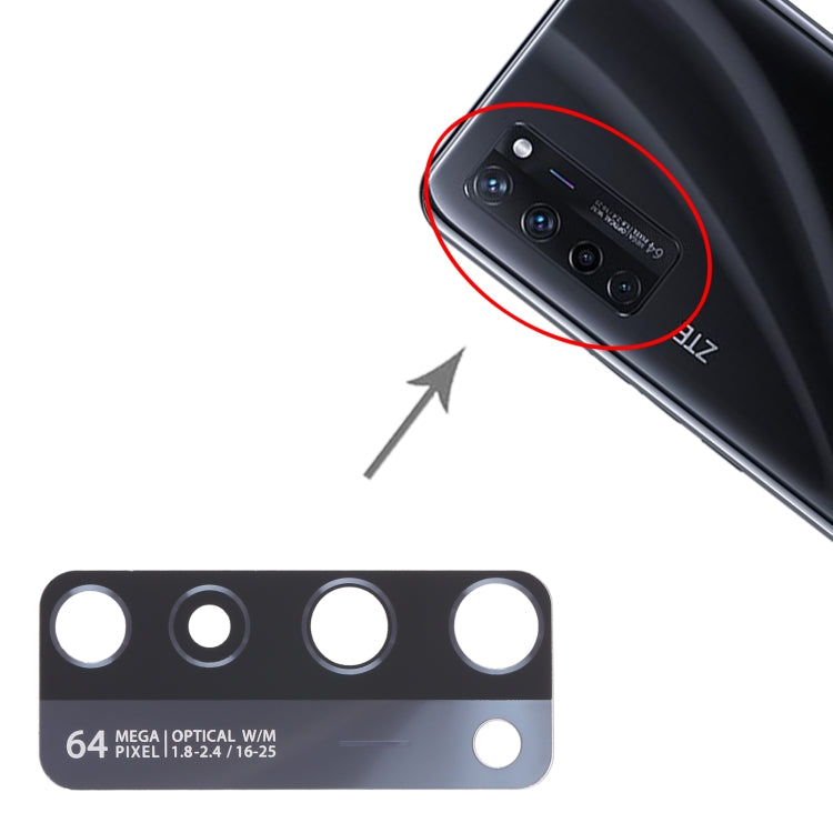 Rear Camera Lens, For ZTE Axon 20 4G / 20 5G, For ZTE Blade A71 A7030, For ZTE Axon 30 Pro 5G A2022, For ZTE Axon 30 Ultra 5G A2022P, For ZTE S30 Pro A2122H, For ZTE Blade V30 9030