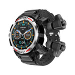 OVISEN GT100 Schermo TFT da 1,39 pollici 2 in 1 Auricolare Bluetooth Smart Watch, Supporto per il monitoraggio dell'ossigeno nel sangue/Musica Bluetooth