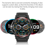 OVISEN GT100 Schermo TFT da 1,39 pollici 2 in 1 Auricolare Bluetooth Smart Watch, Supporto per il monitoraggio dell'ossigeno nel sangue/Musica Bluetooth