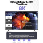 Cavo HDMI 2.1 versione 8K 60Hz UHD 48Gbps, 1m, 2m, 3m