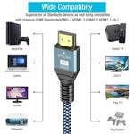 Cavo HDMI 2.0 versione 4K 60Hz HD, 1m, 2m, 3m, 5m