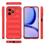 Custodia TPU con flanella per Realme C53