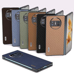 Custodia protettiva in fibra di carbonio per Huawei Mate X3