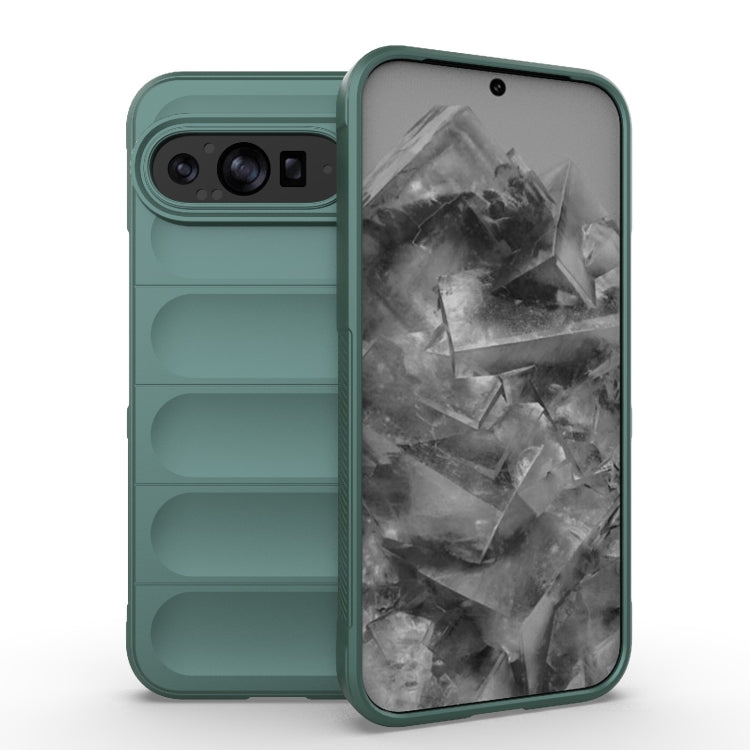 Custodia TPU con flanella per Google Pixel 9
