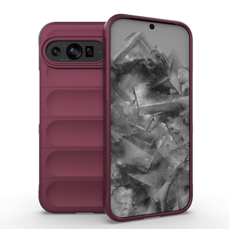 Custodia TPU con flanella per Google Pixel 9