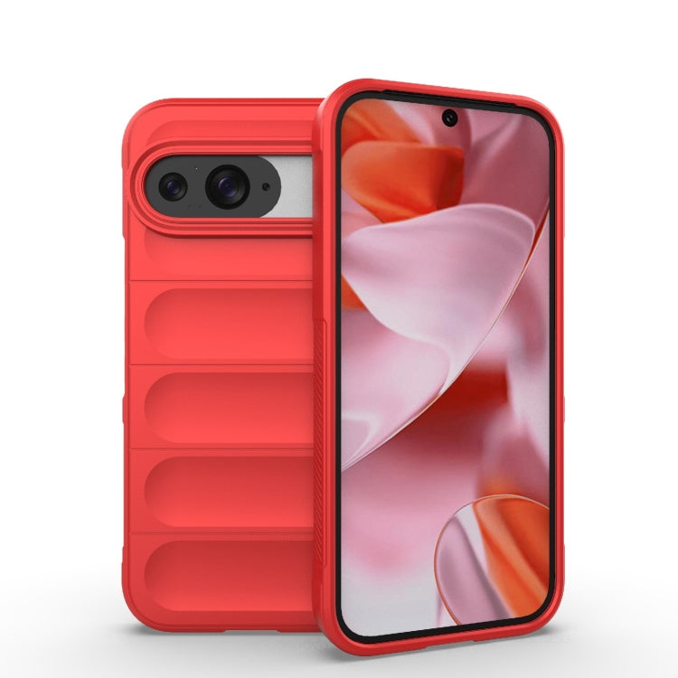 Custodia TPU con flanella per Google Pixel 9