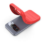 Custodia TPU con flanella per Google Pixel 9