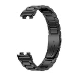 Cinturino di ricambio in metallo a tre ceppi da 16 mm, For Huawei Band 8