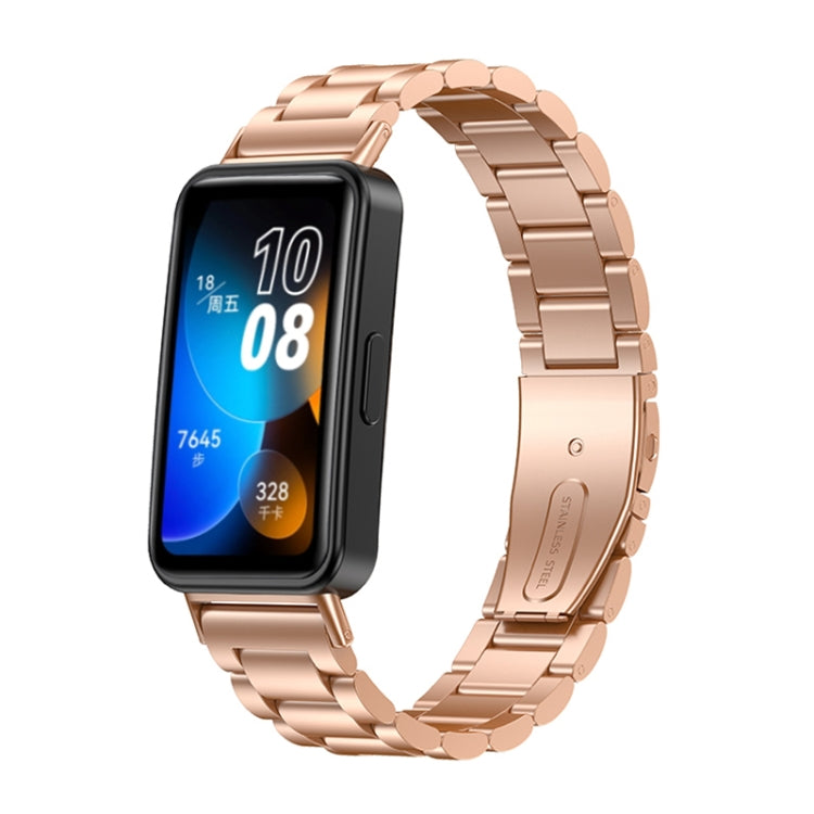Cinturino di ricambio in metallo a tre ceppi da 16 mm, For Huawei Band 8