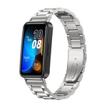 Cinturino di ricambio in metallo a tre ceppi da 16 mm, For Huawei Band 8