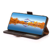 Custodia portafoglio in pelle con RFID per Samsung Galaxy M54