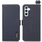 Custodia portafoglio in pelle con RFID per Samsung Galaxy M54