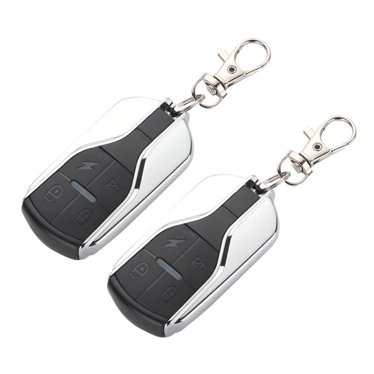 2 pezzi per telecomando chiave senza fili di allarme antifurto a quattro pulsanti Maserati, 315MHz Copy Code, 315MHz Learning Code, 433MHz Copy Code, 433MHz Learning Code