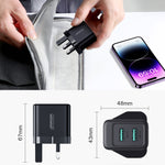 Caricatore USB doppia porta Joyroom JR-TCN01 2.4A