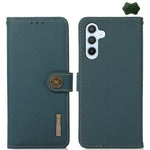 Custodia portafoglio in pelle con RFID per Samsung Galaxy M54